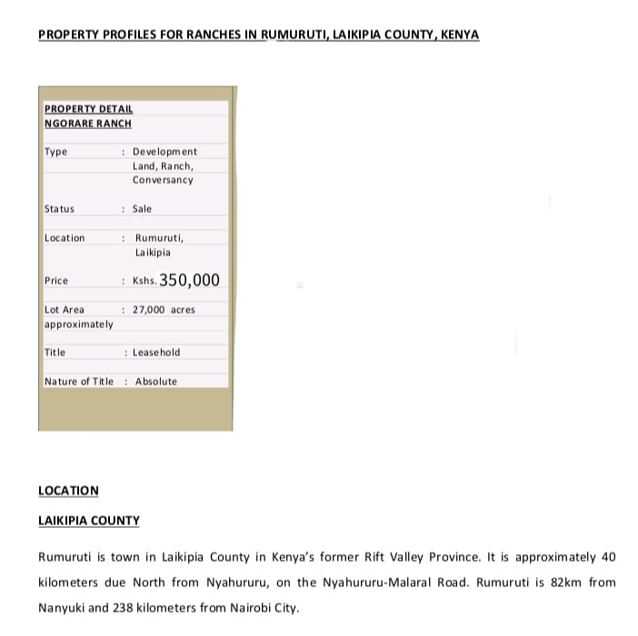 Ngorare Ranch